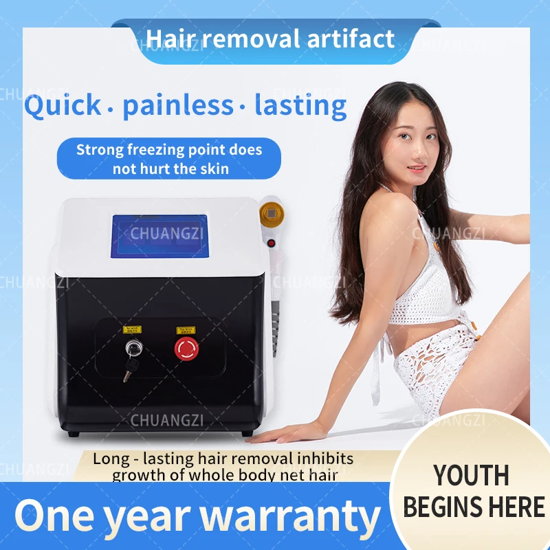 

1000W 1600W 2000W 3 Wavelength Ice Platinum Hair Removal 755nm 808nm 1064nm Diode Laser Hair Removal Equipment New