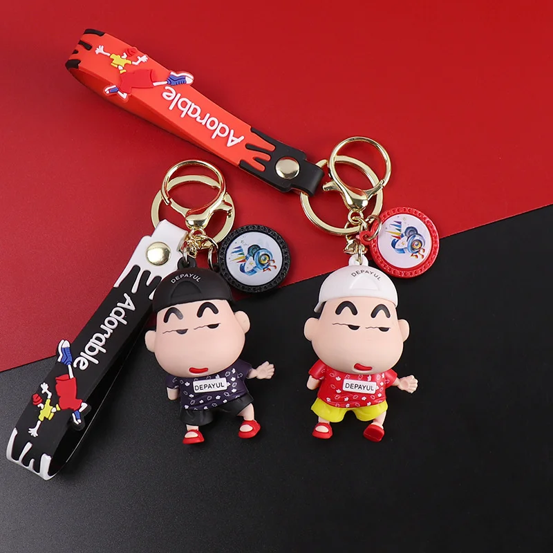 

Street dance boy car keychain men and women cute creative small gift giveaway keychain ring bag pendant keychain wholesale