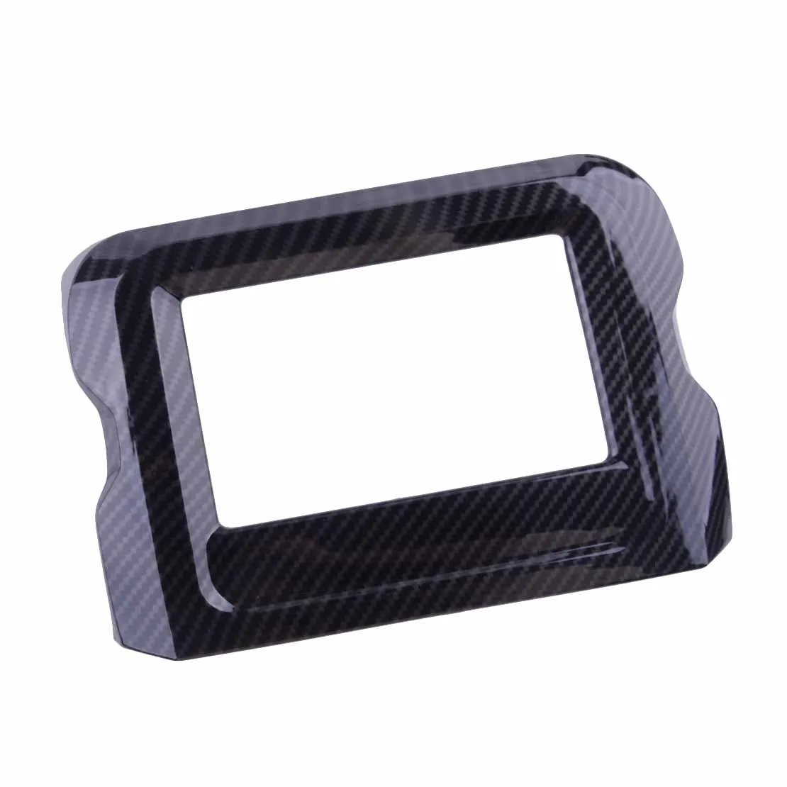 

Чехол для навигатора в стиле экороды из углеродного волокна, отделка для приборной панели, радио, рамка экрана из АБС-пластика, подходит для ...