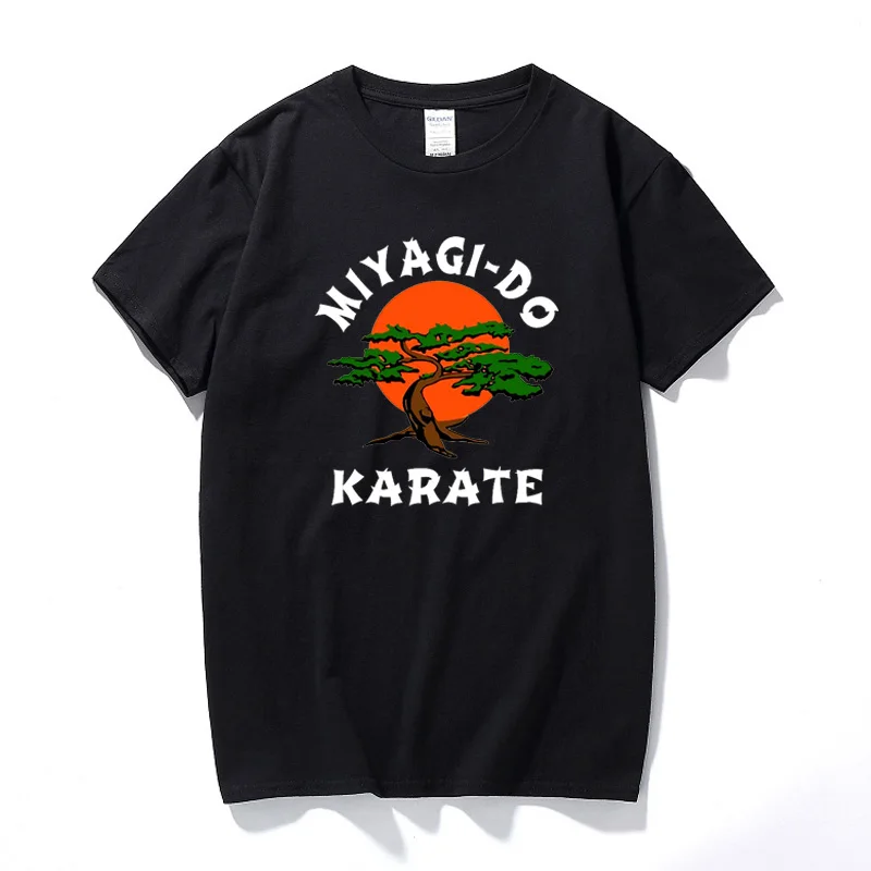 Miyagi-Do Karate T-Shirts Retro Cobra Kai Dojo Inspired Tops Unisex Graphic T Shirts for Men Streetwear Casual Cotton Tshirt