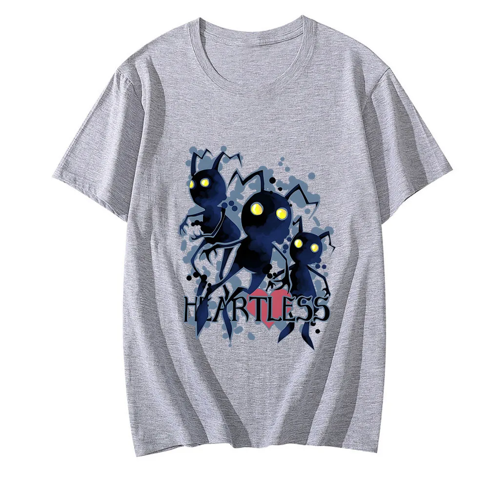 

Game Darkness Monster Heartless Tshirts Cool Wonderful Creatures T Shirts 100% Cotton Spring and Summer T-shirts Men High Street
