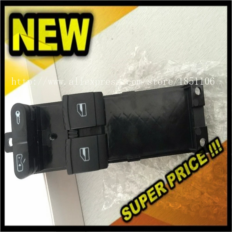 

Акция для 1999-2006 VW Golf MK Новый переключатель управления окном из АБС-пластика черный 1J3959857 V0099