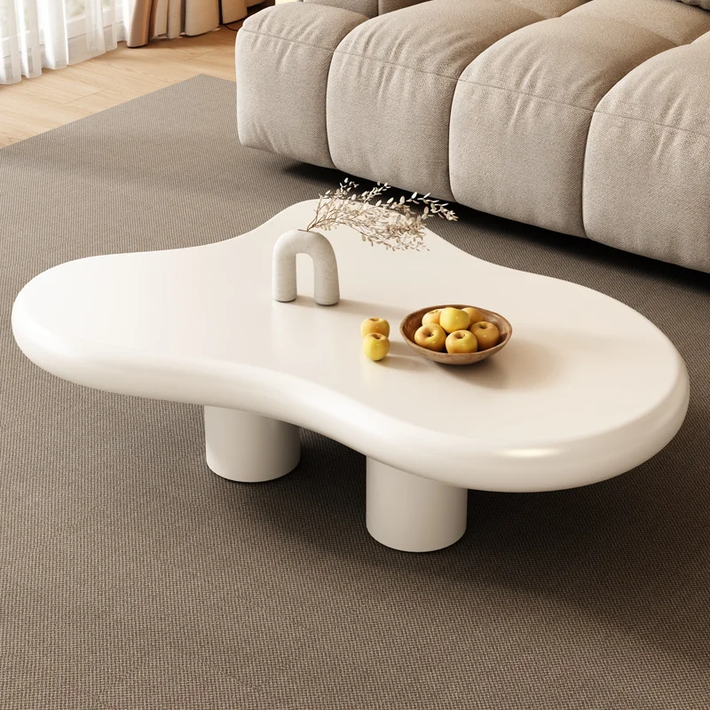 

Белый журнальный столик в твердой обложке, современный нестандартный минималистичный кофейный столик в скандинавском стиле, с бесплатной доставкой, мебель для комнаты