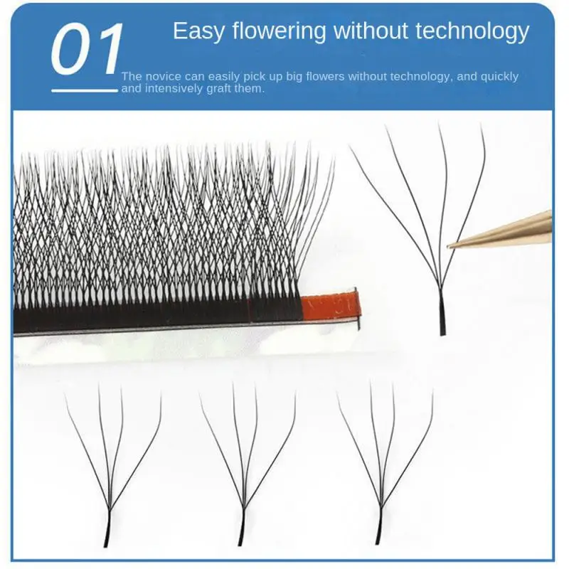 

Fake Eyelash 0.05mm Long Thick Lash Eyelash Extension Volume Faux Grafting Eyelashes Eyes Makeup Individual Lashes 10 Rows/box