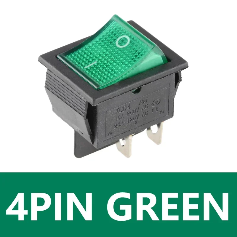 

Переключатель KCD4 25x31 мм 16A 250В