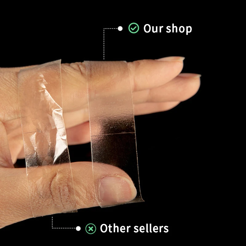 Прозрачная двусторонняя клейкая лента для одежды платья тела 36 шт.