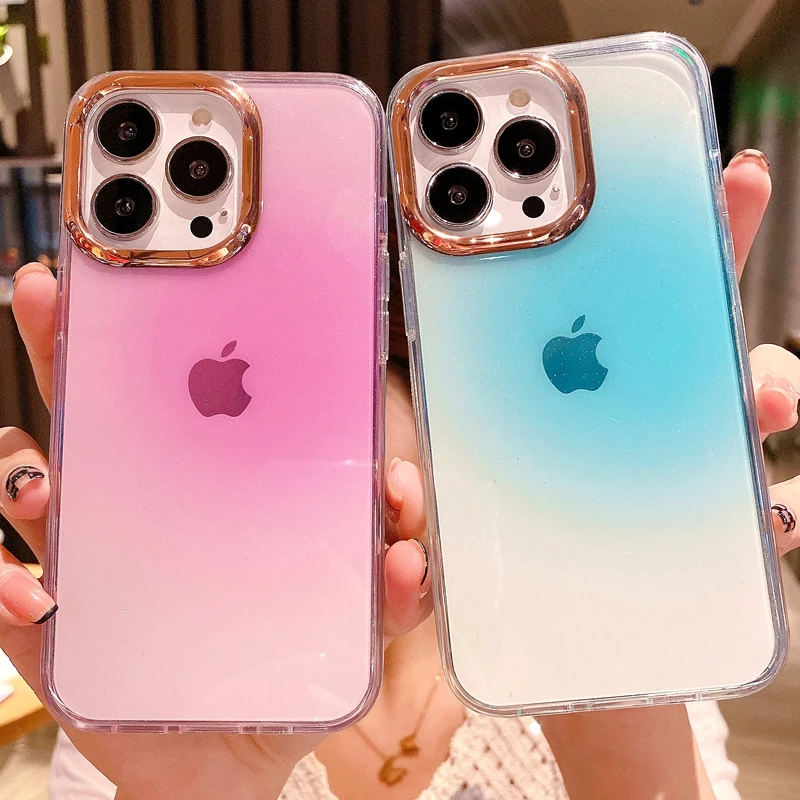 

Fashion Candy Transparent Phone Case For iphone 11 12 13 Pro Max Xs Max X XR Shockproof Bumper Back Cover