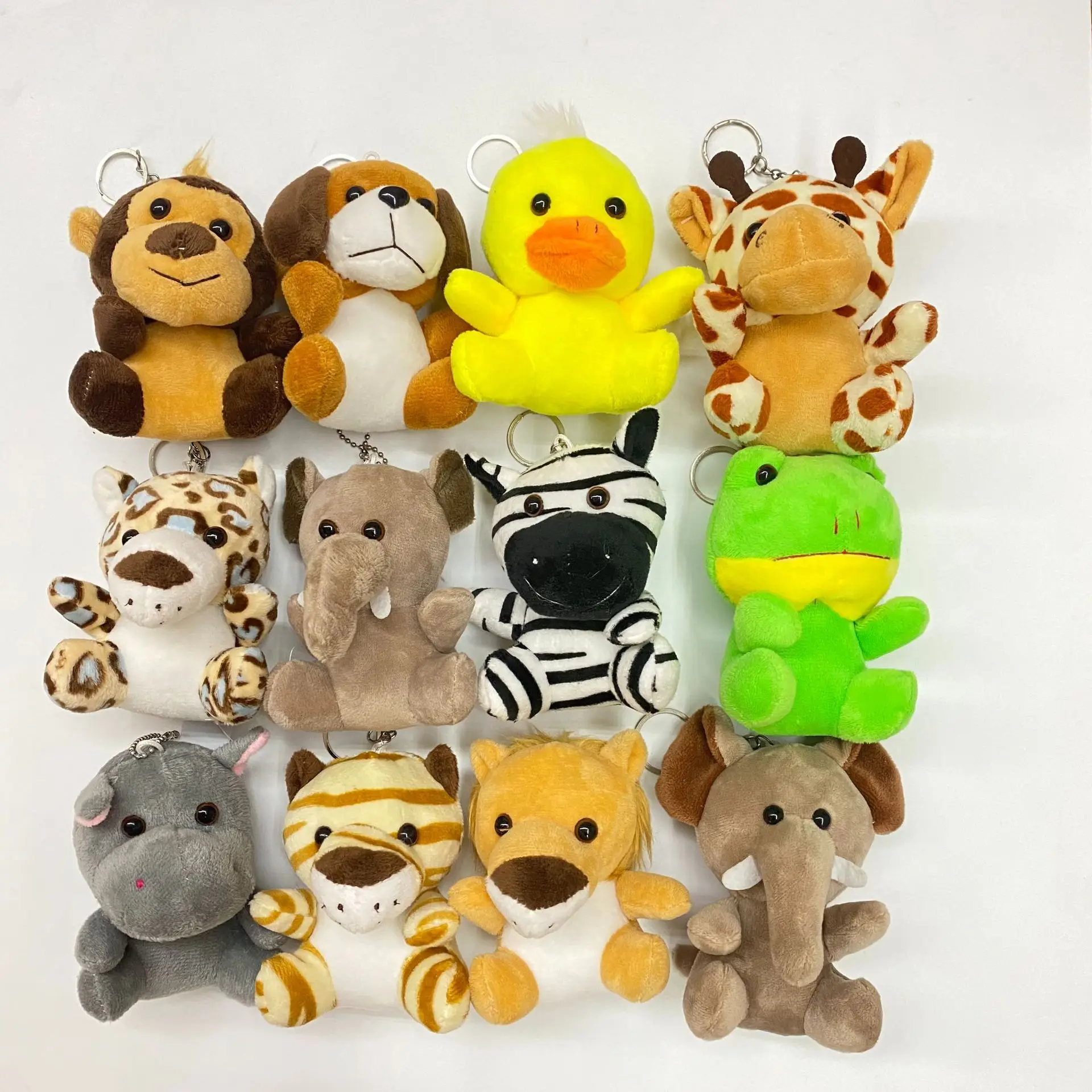 

Animal pendant cartoon doll plush toy car key chain bag doll pendant