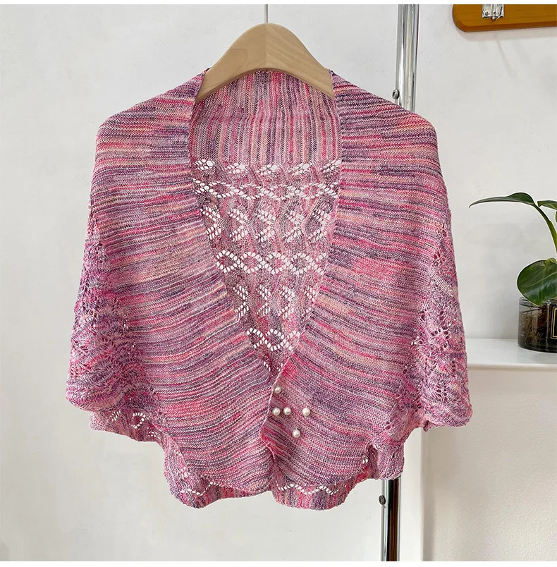 Корейский однотонный шарф для шеи Женская вязаная теплая шаль Зимняя шерстяная