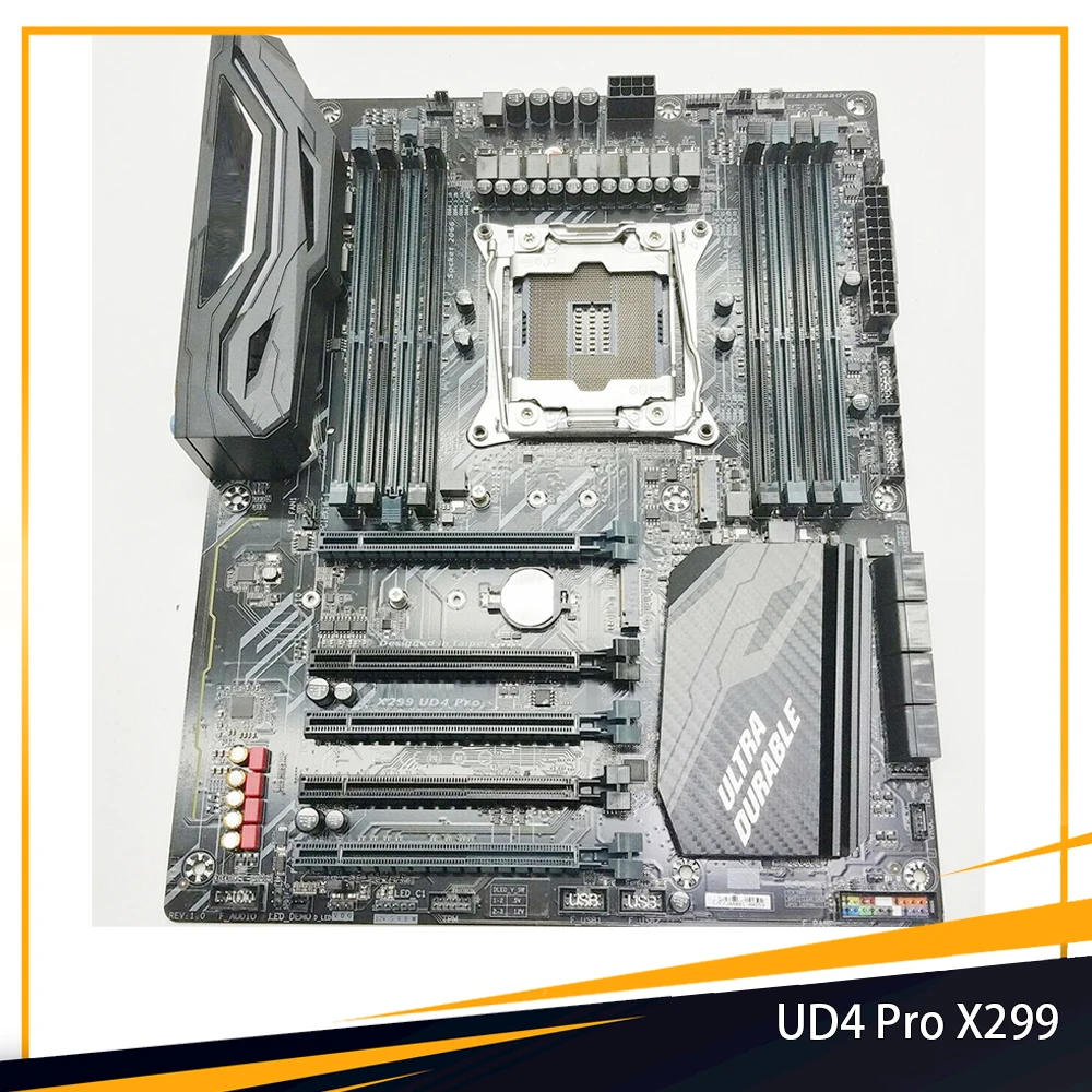 X299 GA X299 UD4 Pro игровая материнская плата для Gigabyte LGA2066 8 * DDR4 256 ГБ PCI-E 3,0 ATX Высокое качество Быстрая доставка