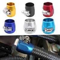 2pcs fuel water hose clamp an4 an6 an8 an10 15mm chrome fuel hose clamp trimmer part number hoses clamp torq 0008thfc