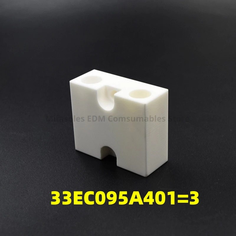 

Детали для резки проволоки 33EC095A401 = 3 изоляторная пластина керамическая 33EC095A401 47,5*40*19,5 мм для станка для резки проволоки Makino CNC EDM