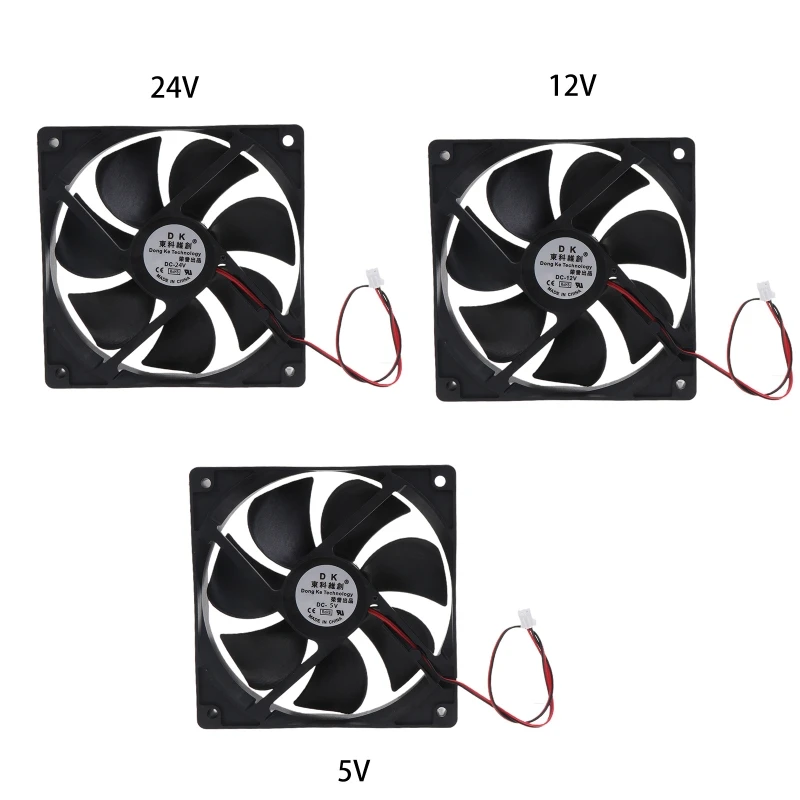 

Кулер для процессора, 12025 об./мин., 5 В, 12 В, 24 В