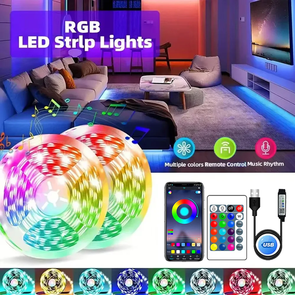USB светодиодная лента с дистанционным управлением через приложение DIY