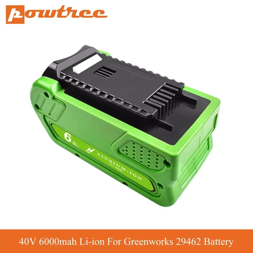 

Сменная литий-ионная аккумуляторная батарея для Greenworks Gen 2G-MAX 6000 29462 29472 20262 L70, 40 в, 29282 мАч