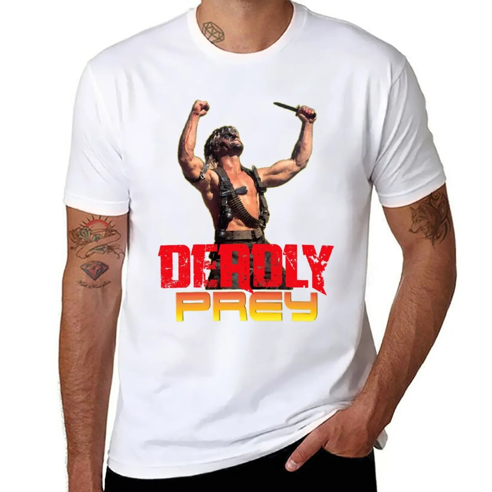 Новинка футболка с имитацией сериала смертоносная добыча футболки для мальчиков
