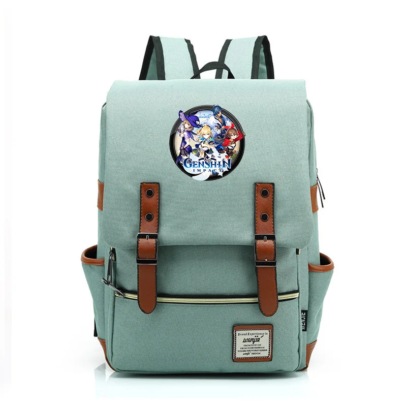 

Game Genshin Impact Backpack Boys Girls School Bag Teenager laptop Bag Women Men Backpacks Casual Travel Rucksack Mochila