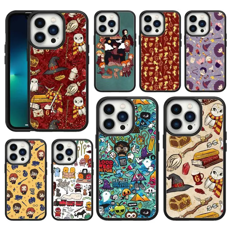 

Movie Potters-Harries Cartoon Phone Case For iPhone 13 12 11Pro Max 11 XR XS Max X 8 7 6 6S Plus Mini SE 2020 hard Fundas