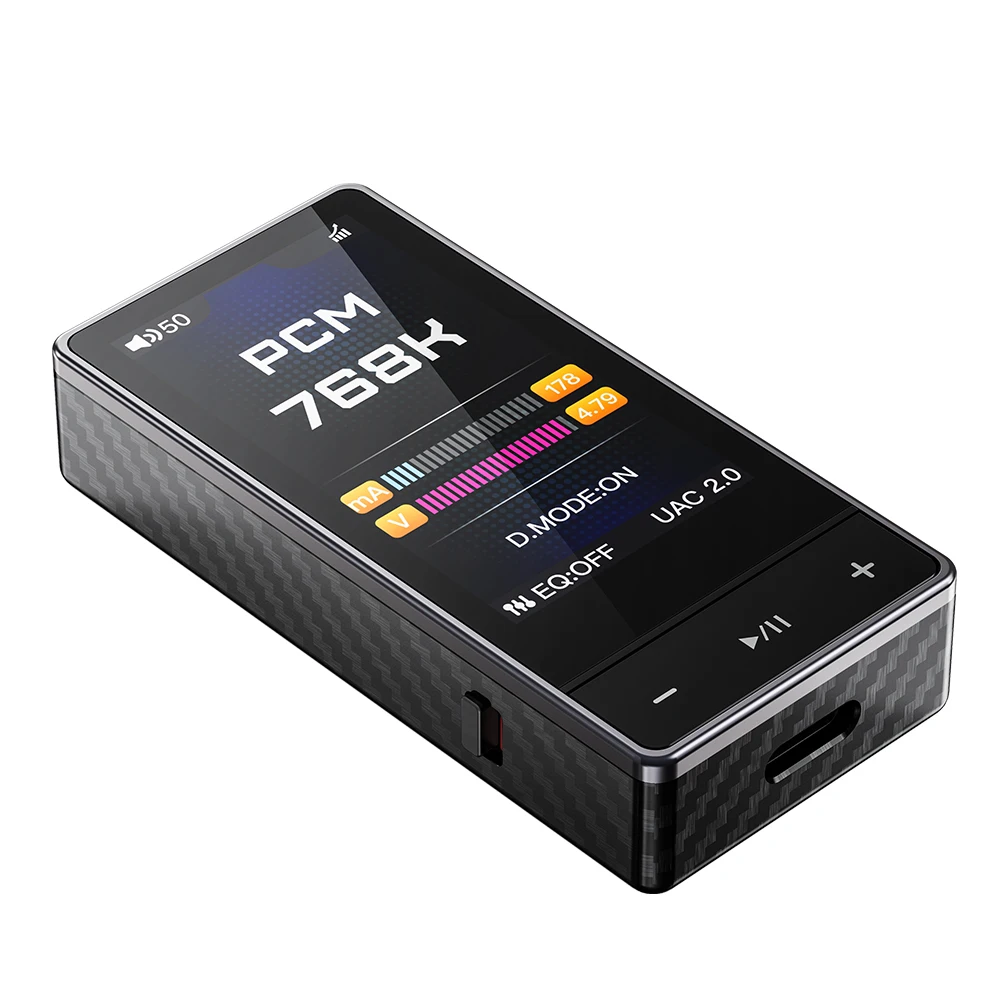 Фото Портативный усилитель для наушников FiiO QX13, 8-канальный ЦАП, декодер ES9027SPRO, экран 1,99 дюйма, поддержка 768 кГц/32 бит, DSD512, MQA, HIFI-усилитель №3