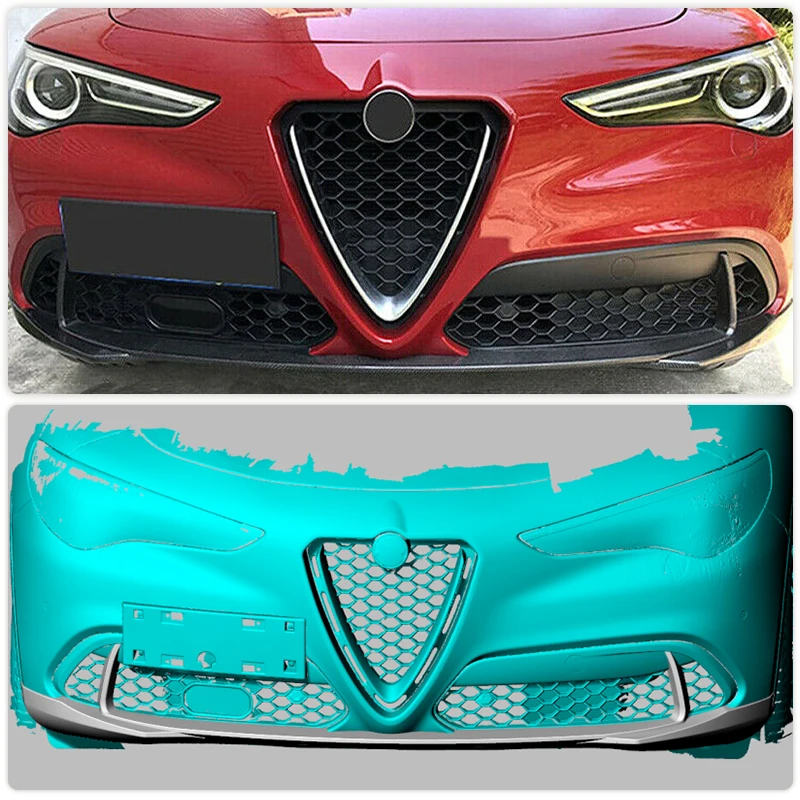 Автомобильный передний бампер сплиттер для губ спойлер из углеродного волокна