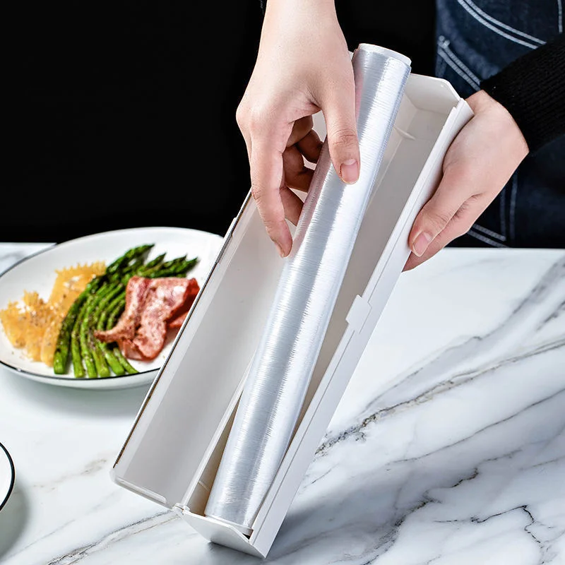 Магнитный диспенсер для пищевой пленки пластиковый хранения кухонные