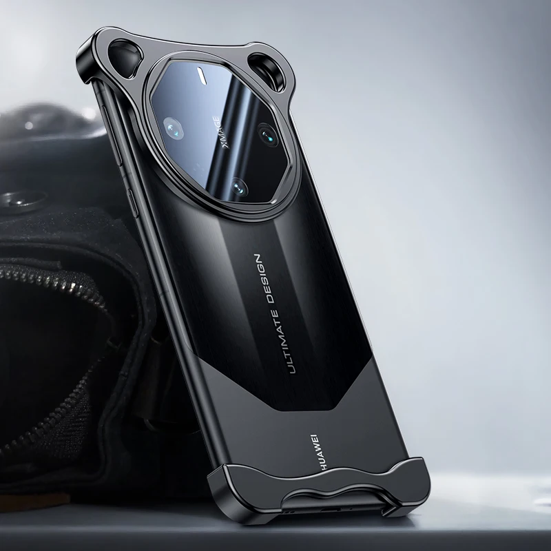 Бампер из алюминиевого сплава чехол для телефона Huawei Mate 60rs 60 RS с пленкой