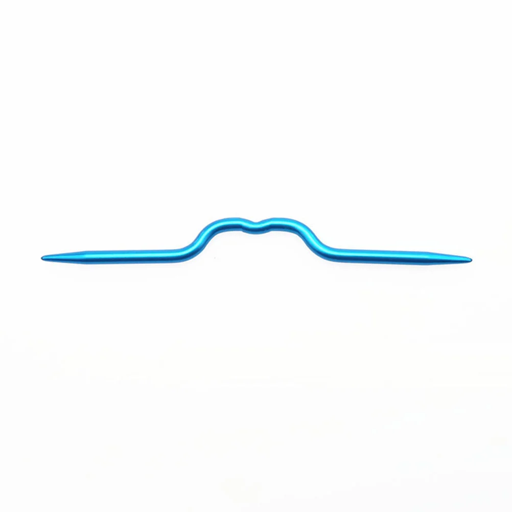 3 шт. инструмент для вязания держатели стежков кабеля кривые иглы металлическая