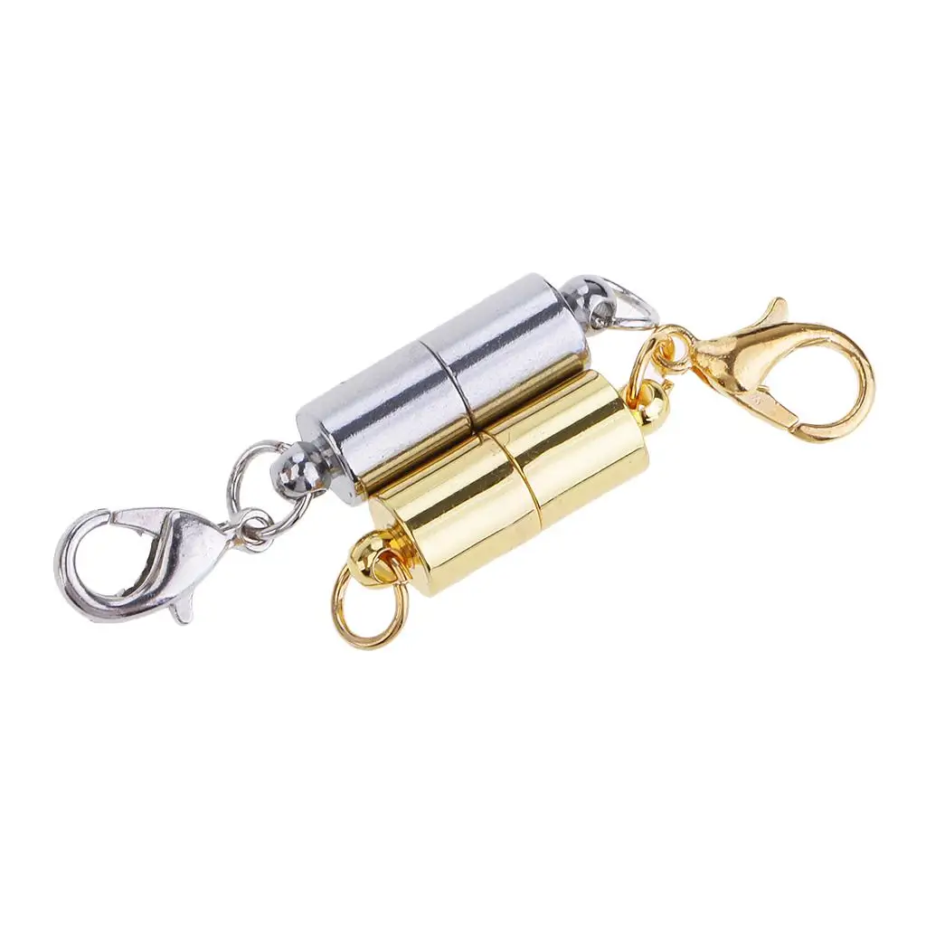 

2pcs Tube Magnetic Jewelry Clasp Lobster Clasp For Bracelet Necklace Jewelry