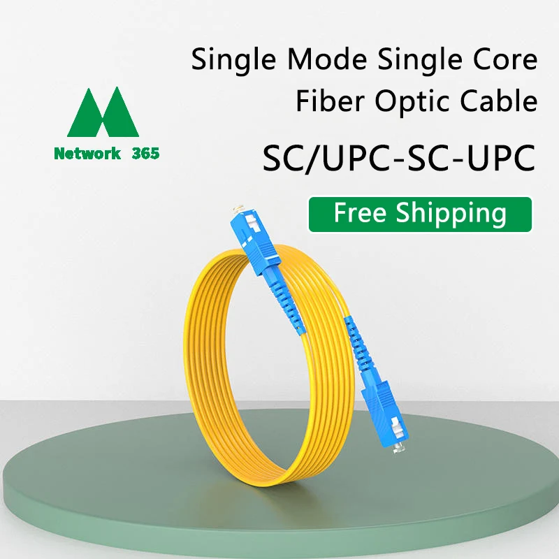 

5PCS/lot 5 Meters SC/UPC-SC/UPC Fiber Optic Patch Cord FTTH SM SX 2.0MM or 3.0MM 9/125um Optical Fiber Jumper Cable