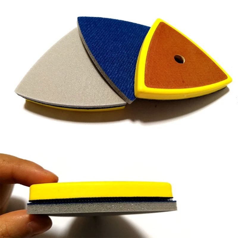 Triangular Sanding Disc Self-Adhesive Polishing with Center Hole Grinding for Angle Grinder Die Surface |