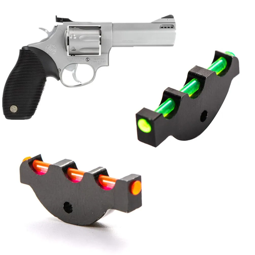

Aluminum Metal Fiber Optic Front Sight For Taurus RT 627 608 44 838 970 Tracker 992 357 Mag 38Spl Accessories