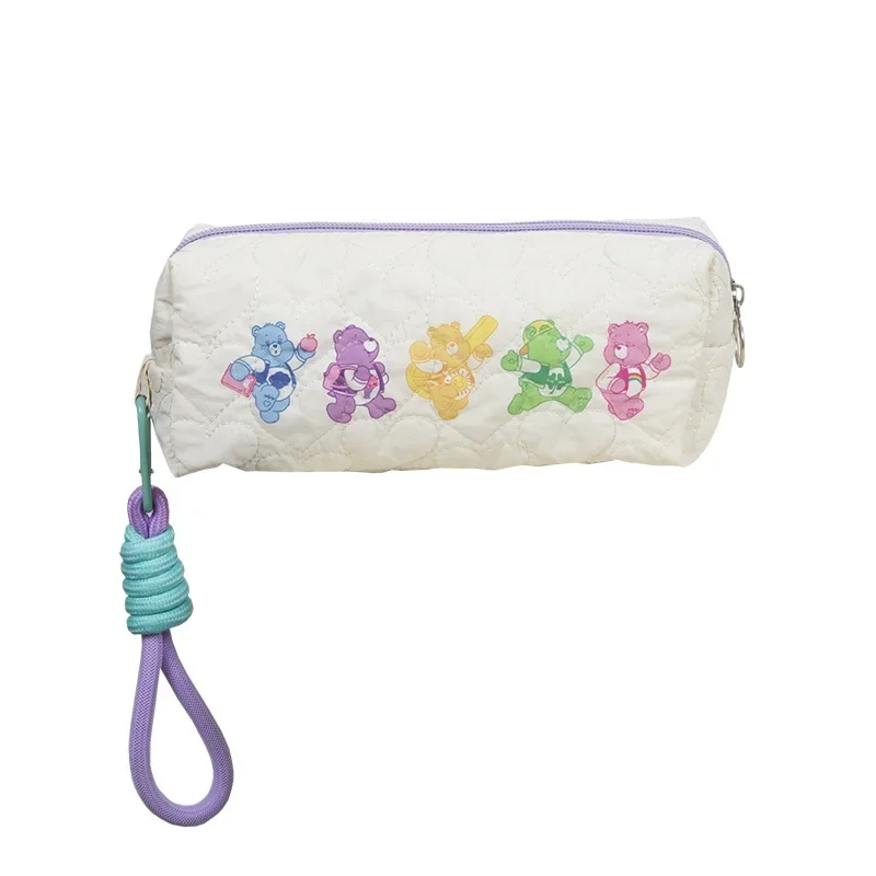 Подлинная сумка-карандаш Carebear с милым радужным медведем большой емкости