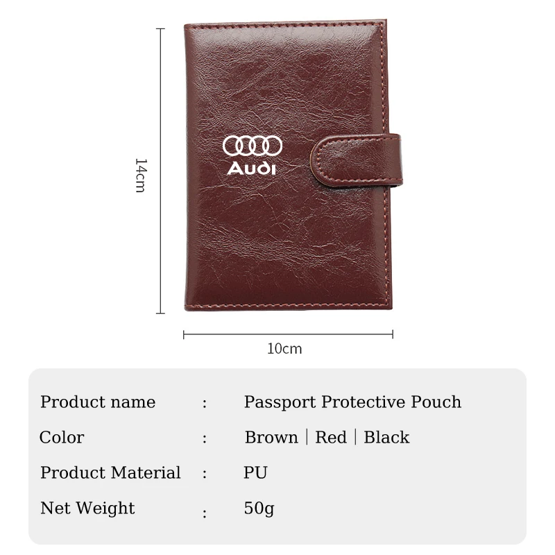 RFID-держатель для паспорта удостоверения личности банковских карт винтажный