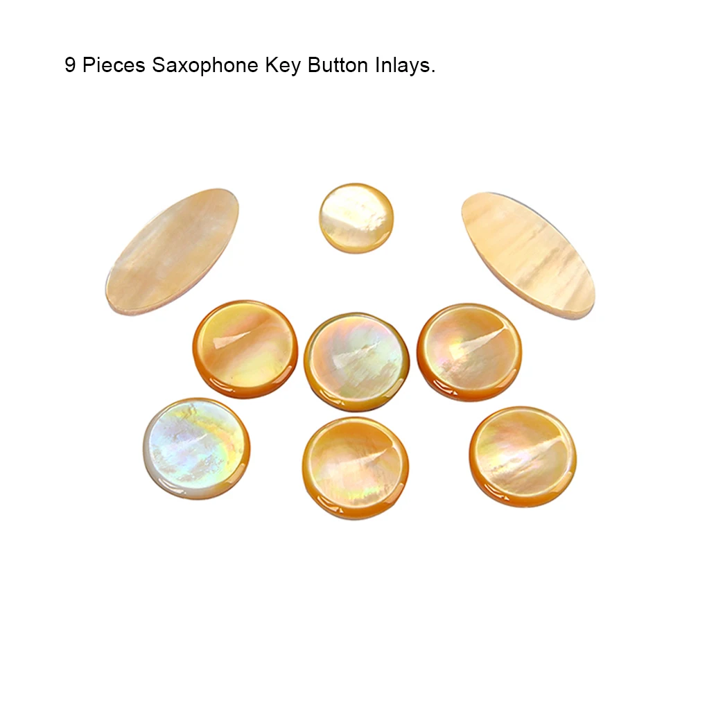 

9 шт., инкрустация кнопок для саксофона