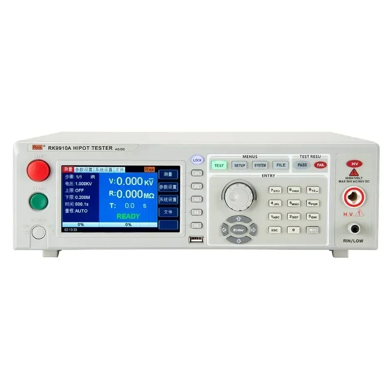 REK RK9910A HV Hipot Tester для переменного/постоянного тока 5 кВ Тест на разрыв напряжения
