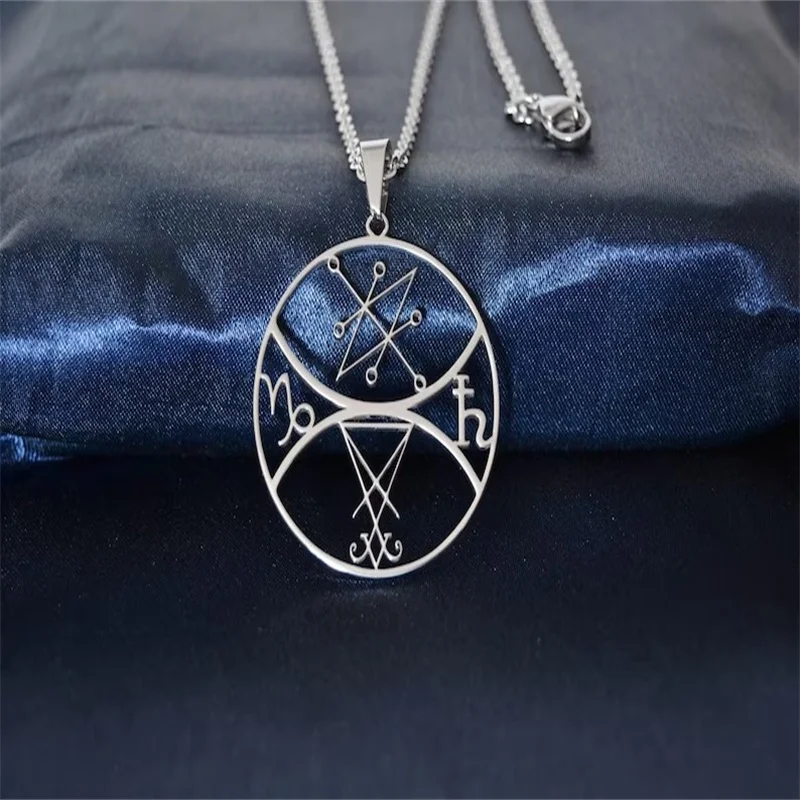 Подвеска с двойным уплотнением AZAZEL + LUCIFER с символом