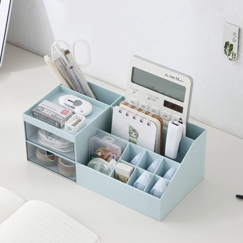 

Makeup Organizer Box Cosmetics Large Capacity Storage Box Lipstick Jewelry Storage Case Desktop Sundries Shelf Drawer Container