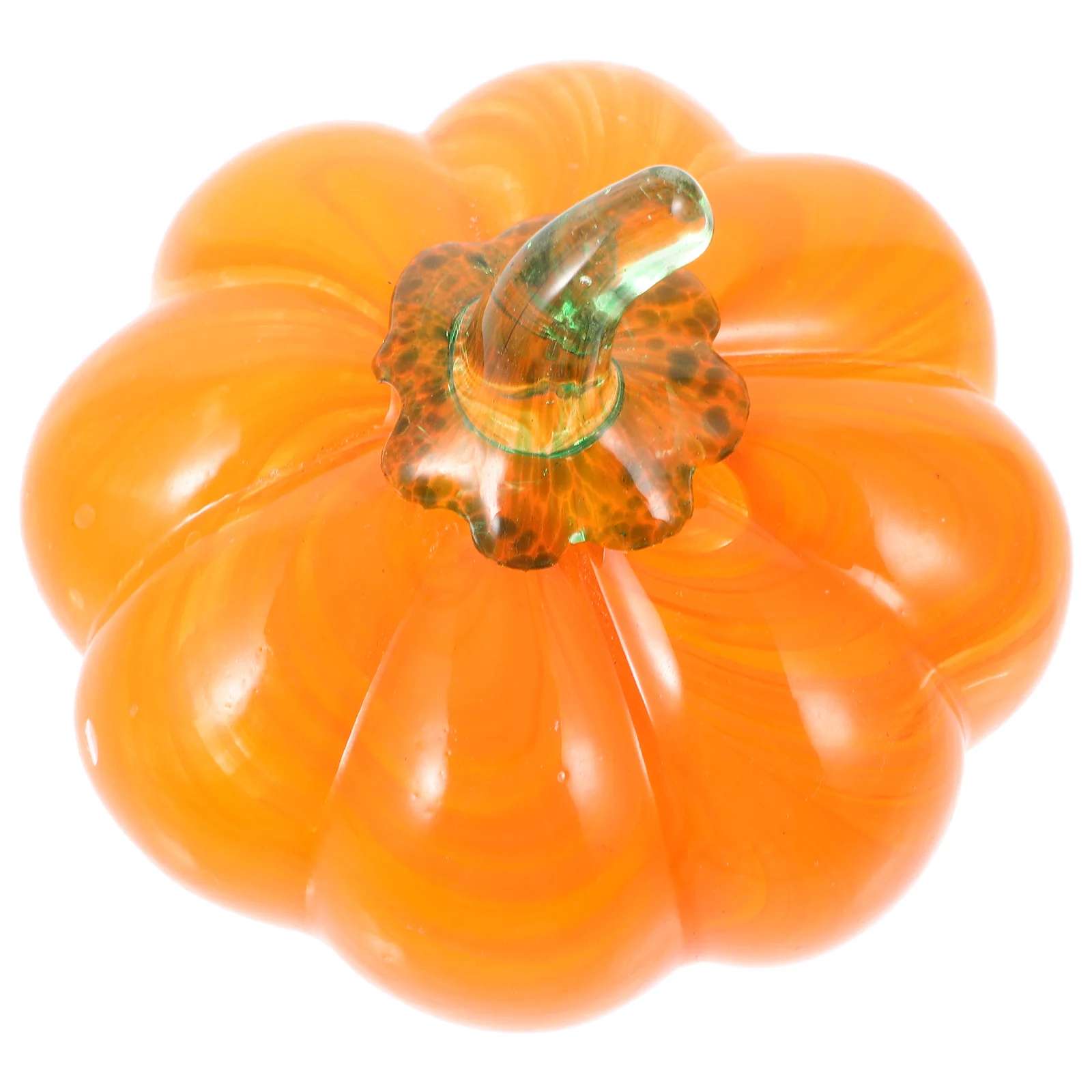 

Simulation Pumpkin Decor Glass Pumpkin Craft Ornament Pumpkin Adornment