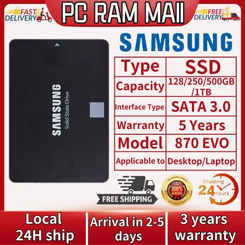Внутренний SSD Samsung 870 EVO
