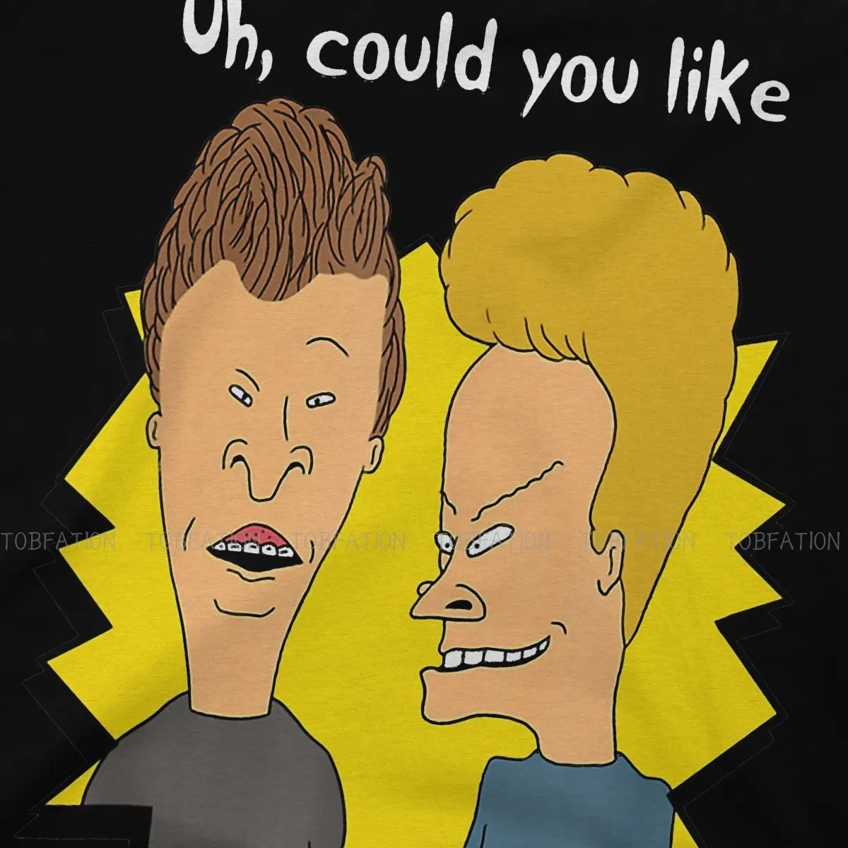 Мужская Винтажная футболка с забавным саркастическим рисунком Beavis и Butthead