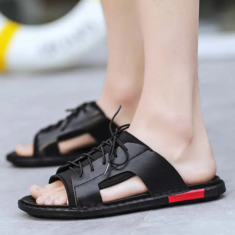 

Мужские домашние тапочки размера плюс, мужские шлепанцы в стиле пэчворк, Мужские дышащие шлепанцы, мужские Нескользящие массажные шлепанцы...