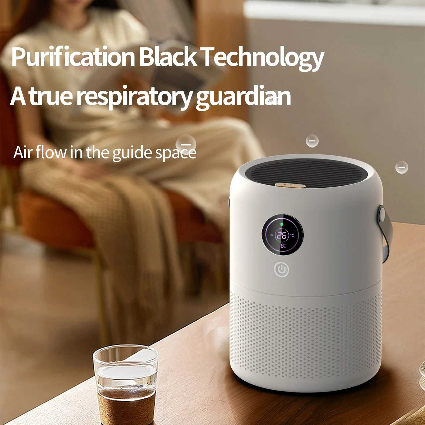 Воздухоочиститель Xiaomi Youpin с цифровым дисплеем