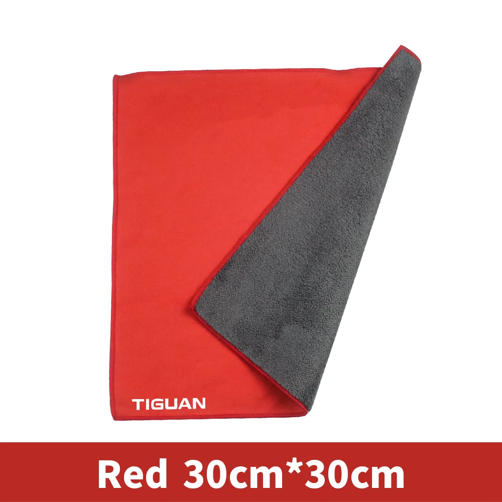 Полотенце для чистки автомобиля, ткань для чистки автомобиля, коралловый флис, полотенце для сушки автомобиля, замша, кожа для VW TDi TOURAN T-ROC TOUAREG TSI