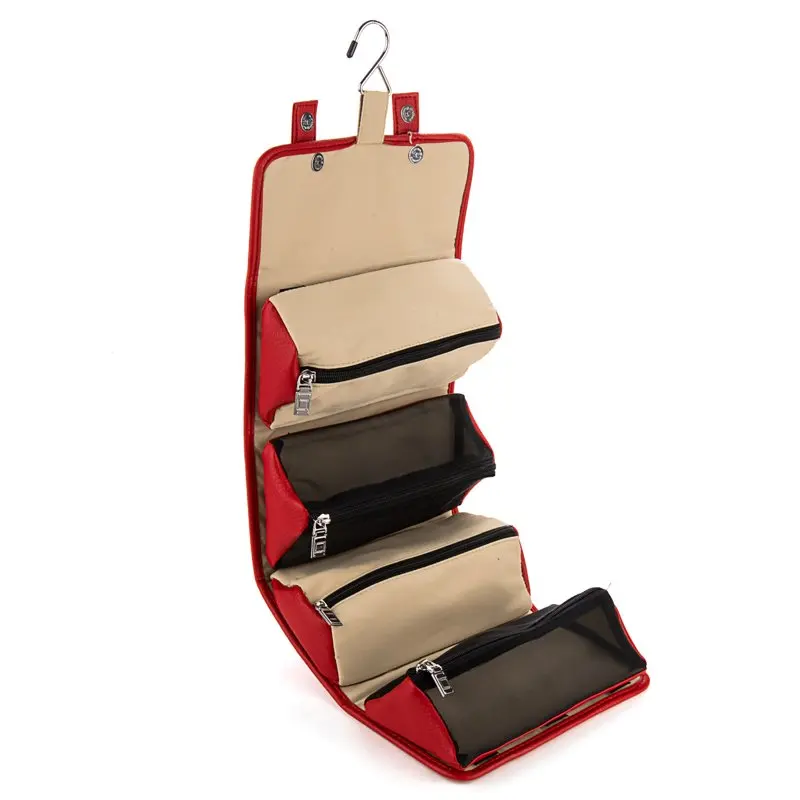 Stowaway Portable Leatherette Compact Traveling Essentials Carrying Organizer Kit