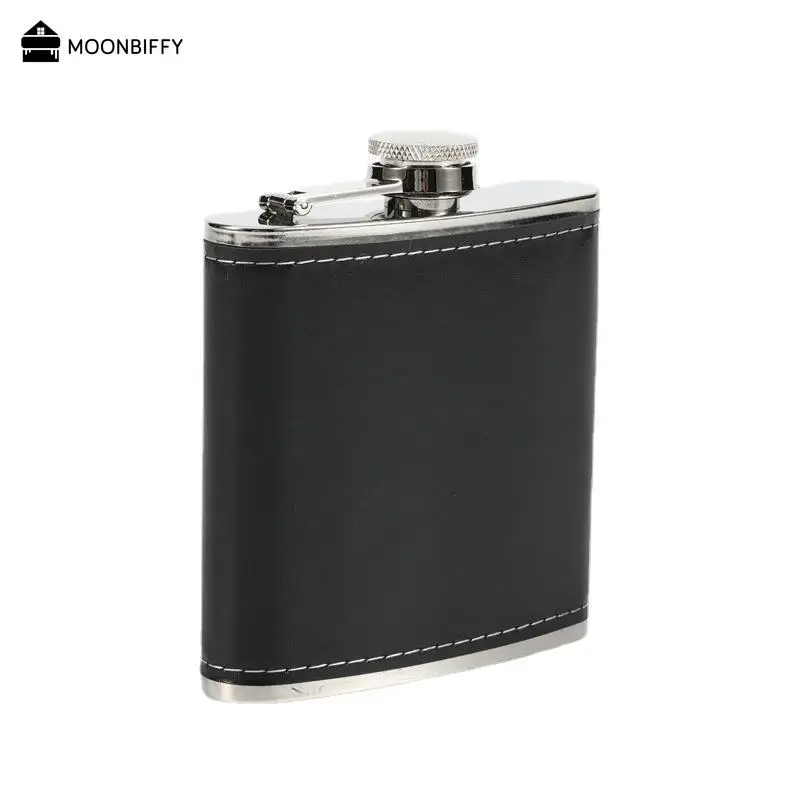 

6 Oz Mini PU Hip Flask Whiskey Flask High Quality Portable Metal Alcohol Flask Men Outdoor Pocket Wine Bottle Small Mini Flask