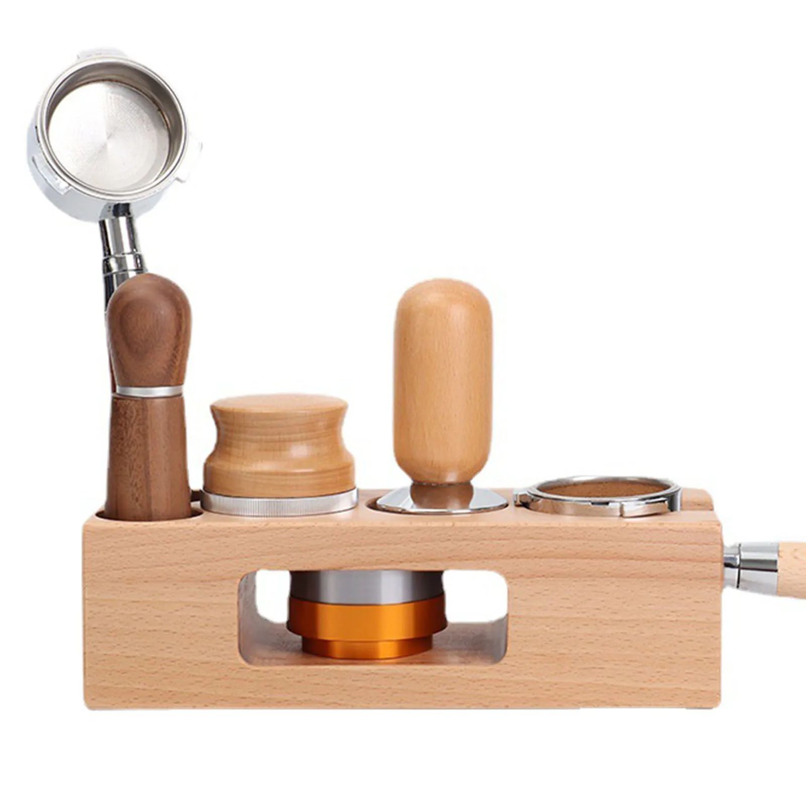 

Держатель для темпера для кофейного фильтра, держатель для темпера, станция инструментов для бариста, стабильный, экономичный, трудозатрат...