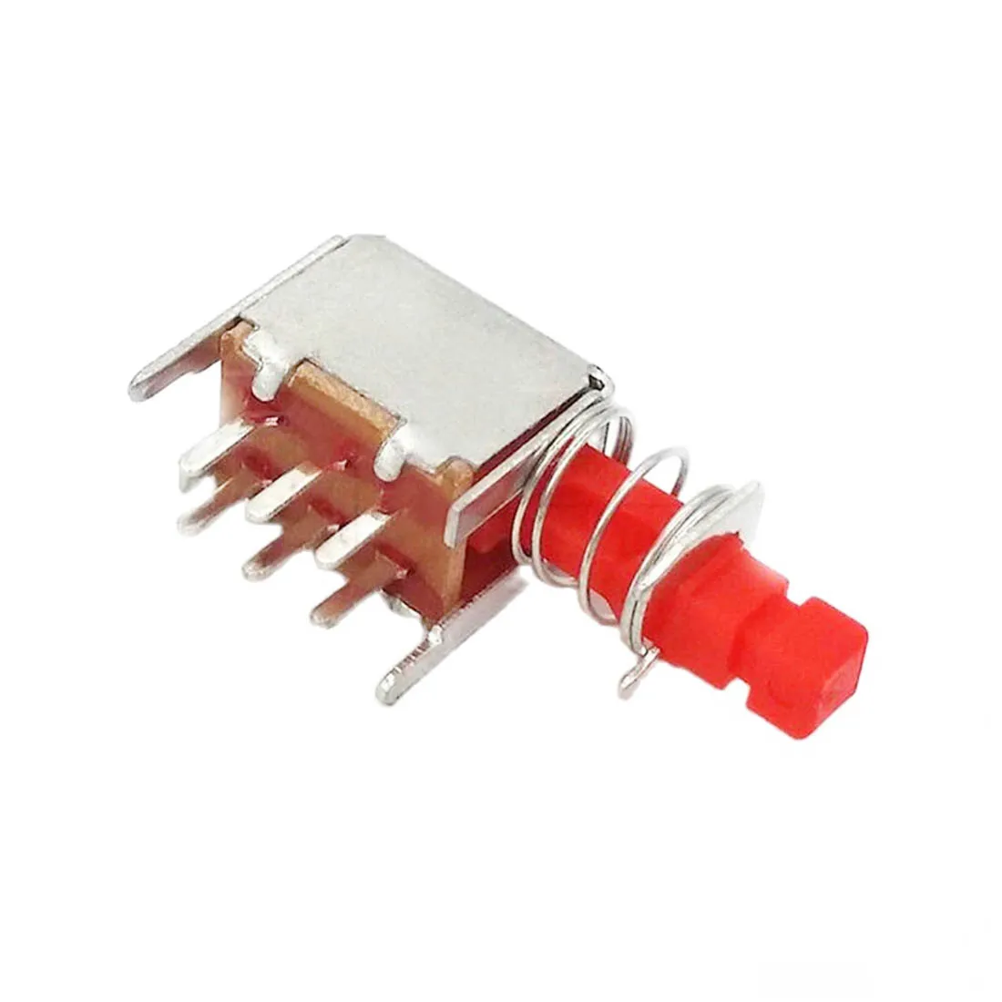

50pcs A03-3 Metal Shell Switch Spring Push Button Key 6 Pins ROHS Wholesale