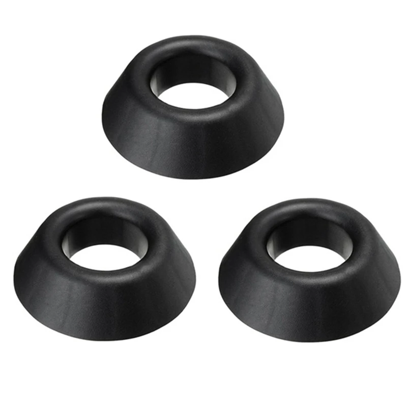 

3 Pack Ball Stands Ball Stands Basketball Football Plastic Display Stand Base Black