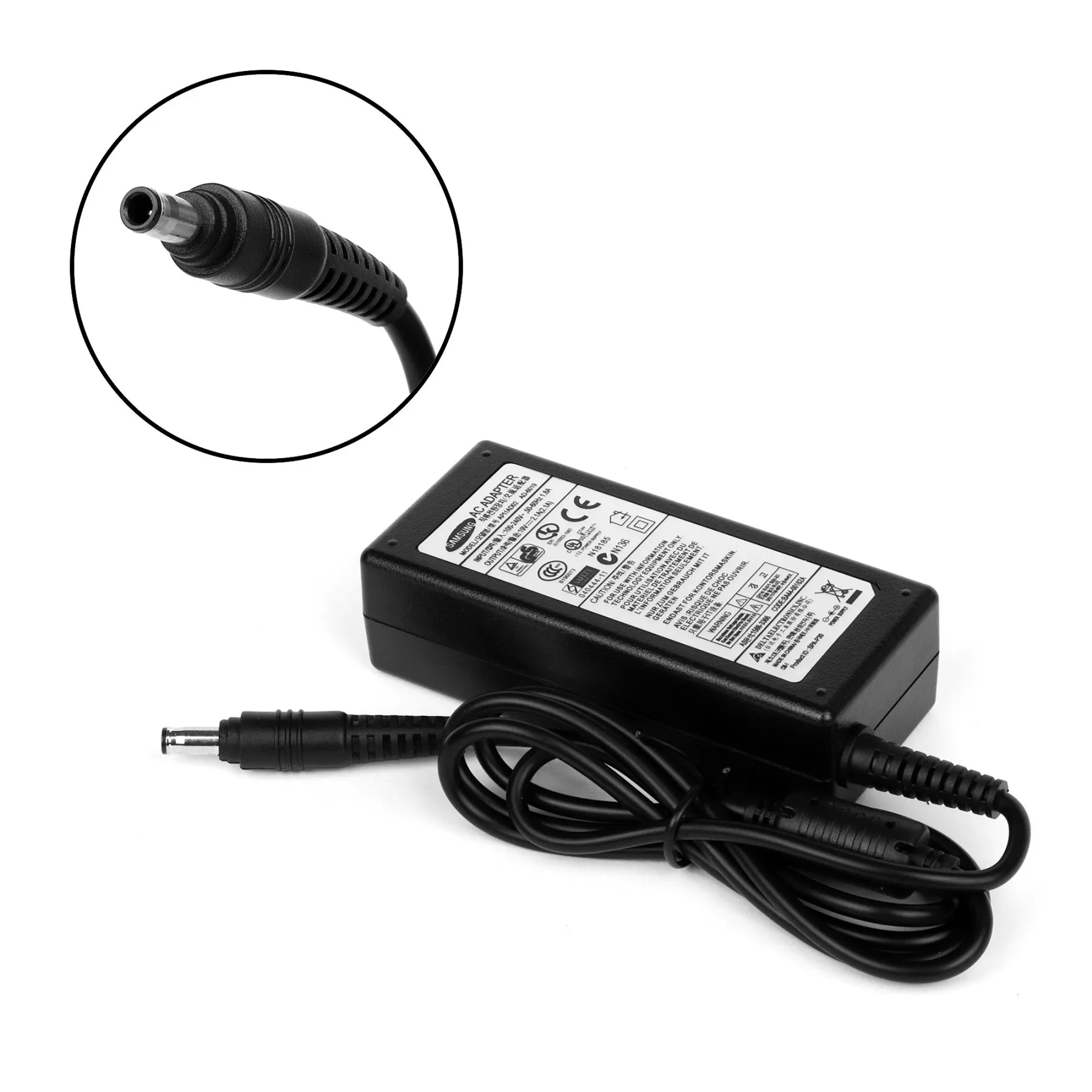 Блок питания Samsung x460 (зарядка)(60W)|Комплектующие для ремонта ноутбуков| |