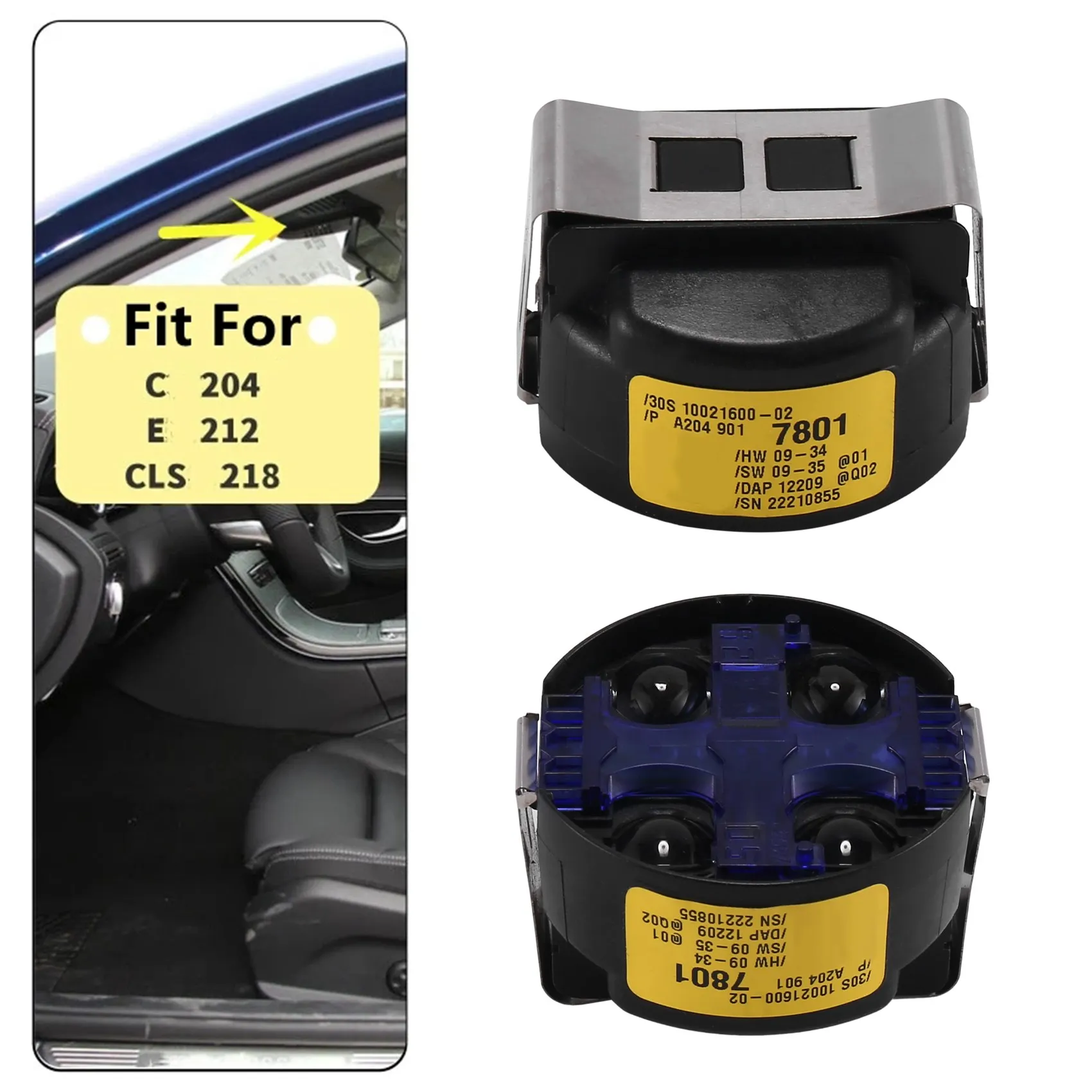 A 2049014504 Датчик освещенности стеклоочистителя автомобиля для Mercedes-Benz 204 E-Class 122-GLK GLA